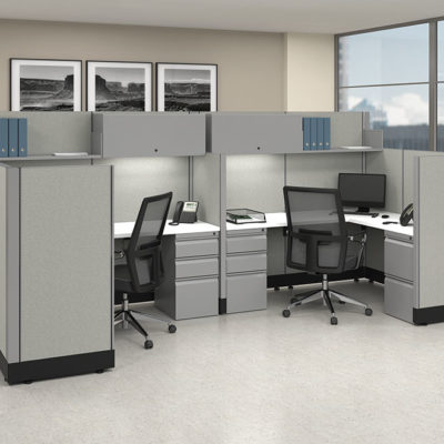 12x6 Double L-Shape Workstation