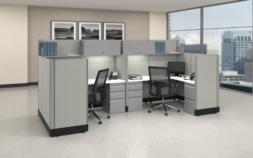 12x6 Double L-Shape Workstation