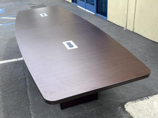 12 foot espresso conference table