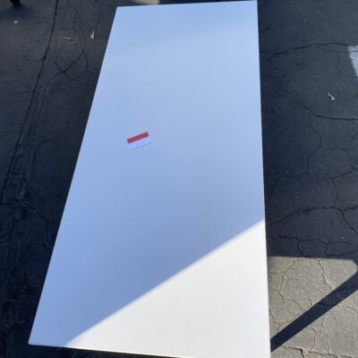 rectangular side table with metal base