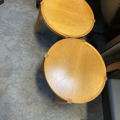 wooden side tables