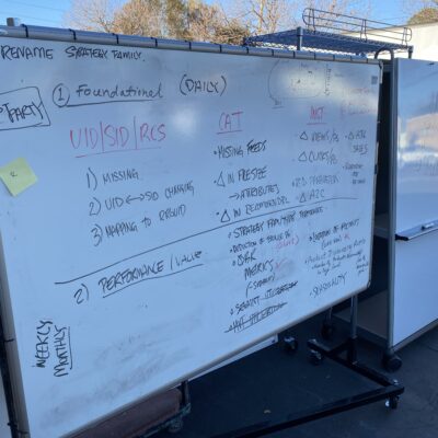 mobile 4 x 6 whiteboard