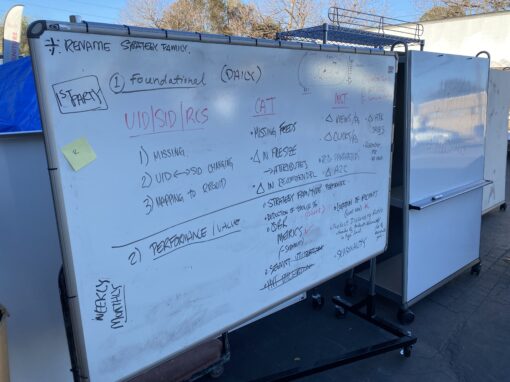 mobile 4 x 6 whiteboard