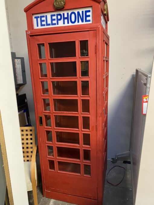 British style phone booth