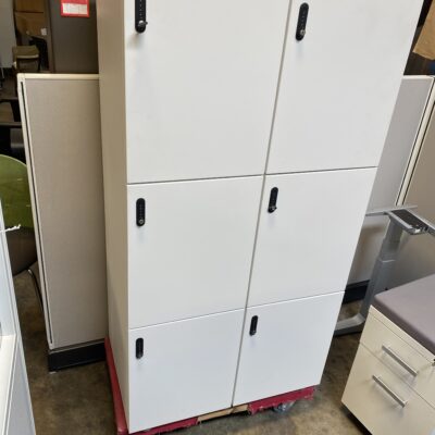 poppin 6 door storage locker