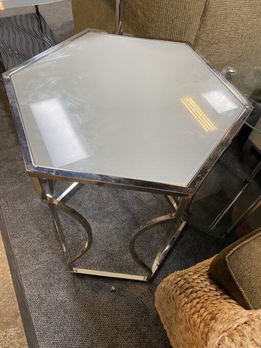 Hexagon side table