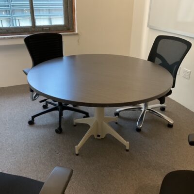 large round meeting table