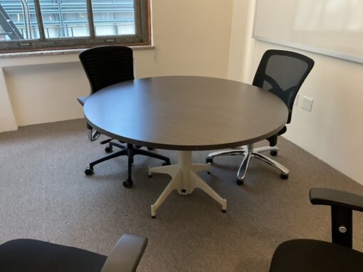 large round meeting table