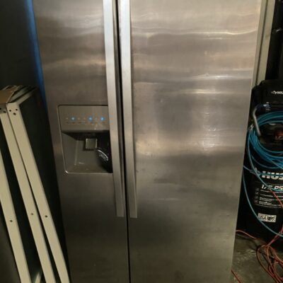 36" wide stainless steel refrigerator
