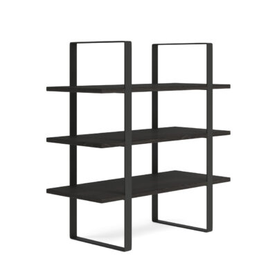 OfficeSource Palisades 38″H Open Bookcase Hutch