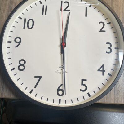 small wall mounted clock