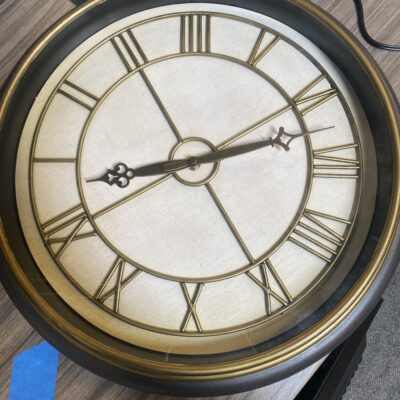 medium sized wall mounted clock
