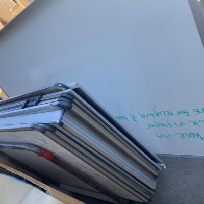 4' x 3' wall mounted whiteboards