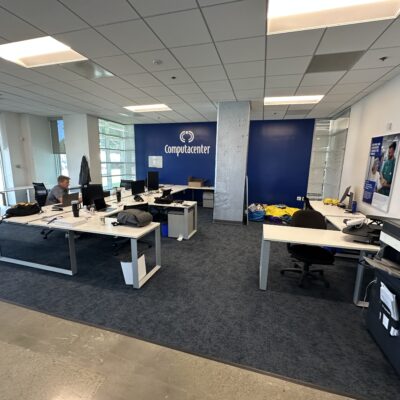 5x5 L shape standard height desks