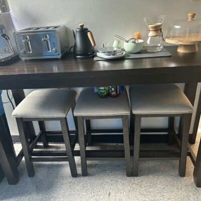 Bar height table for office kitchen