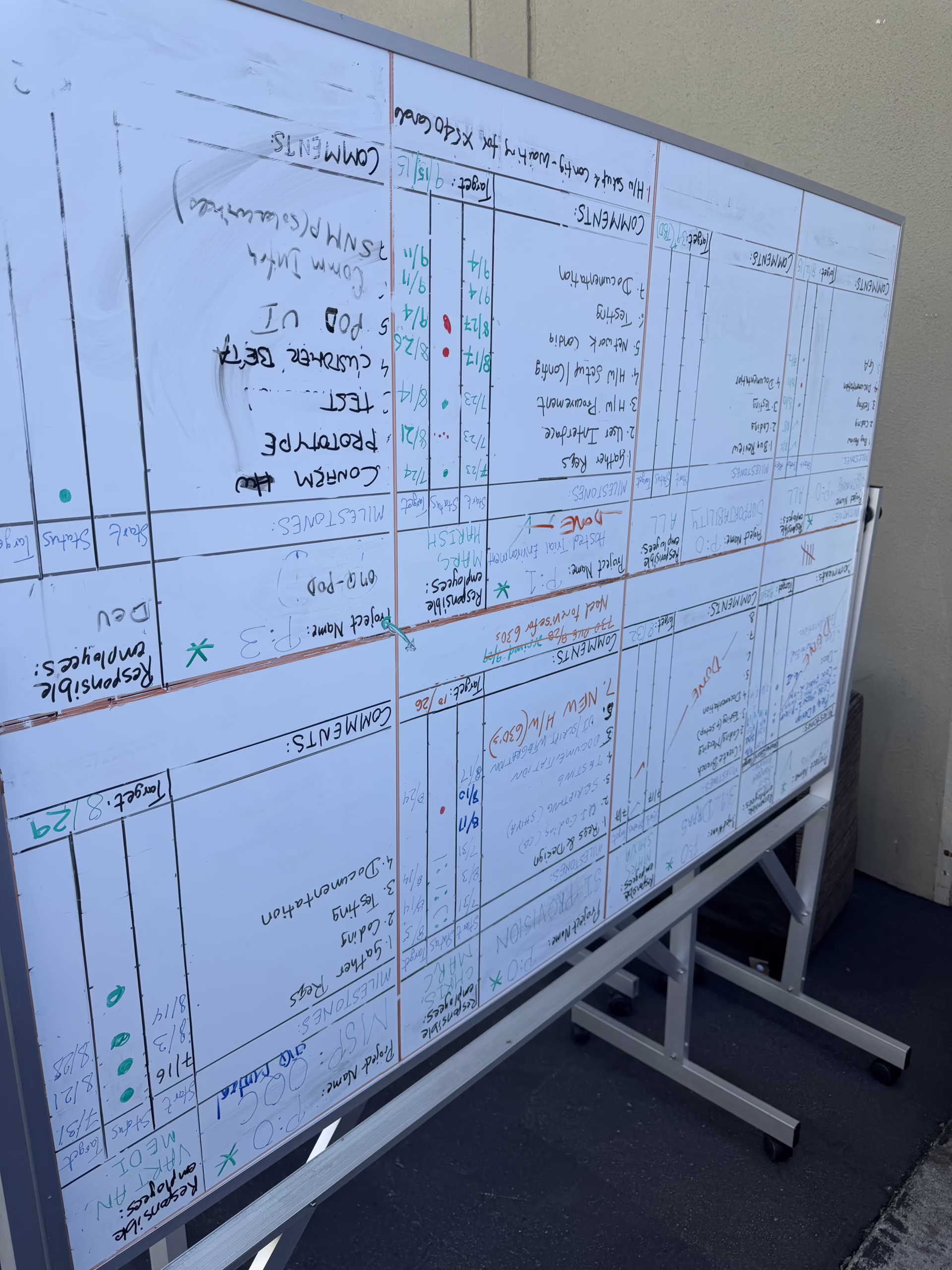 4 x 6 mobile whiteboard