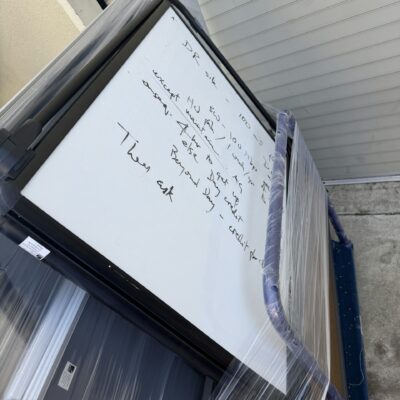 fold up frame white board