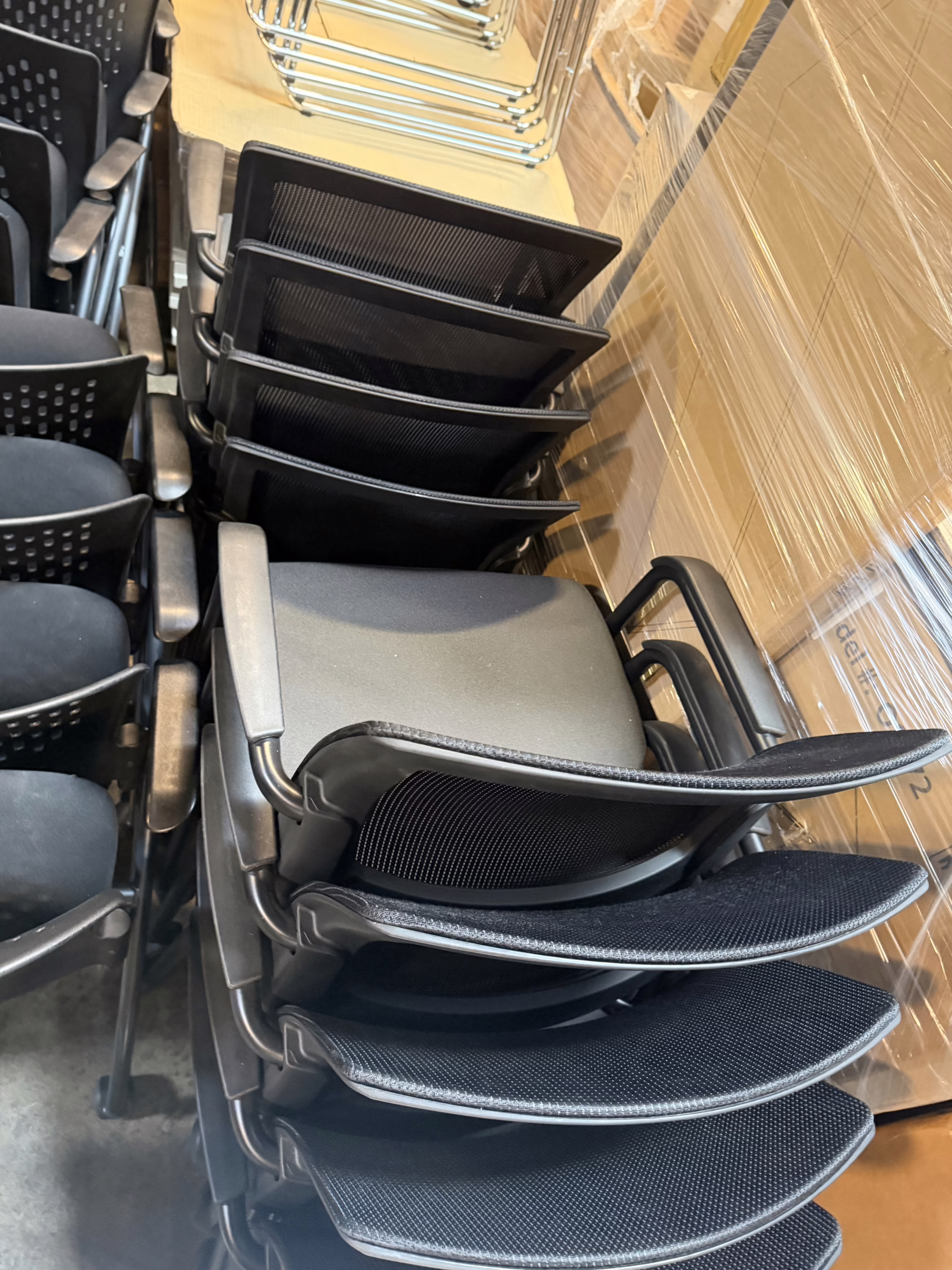 Baker stacking chairs