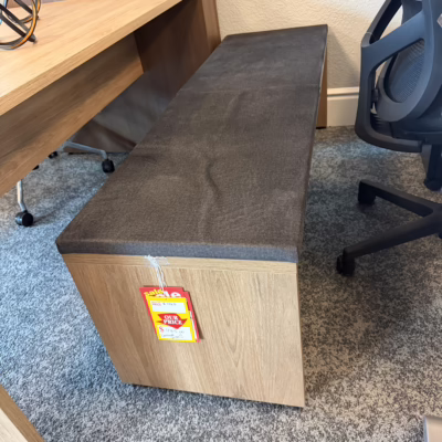 OFGO Studio - Let’s Meet Bench w/ Cushion - Open Box