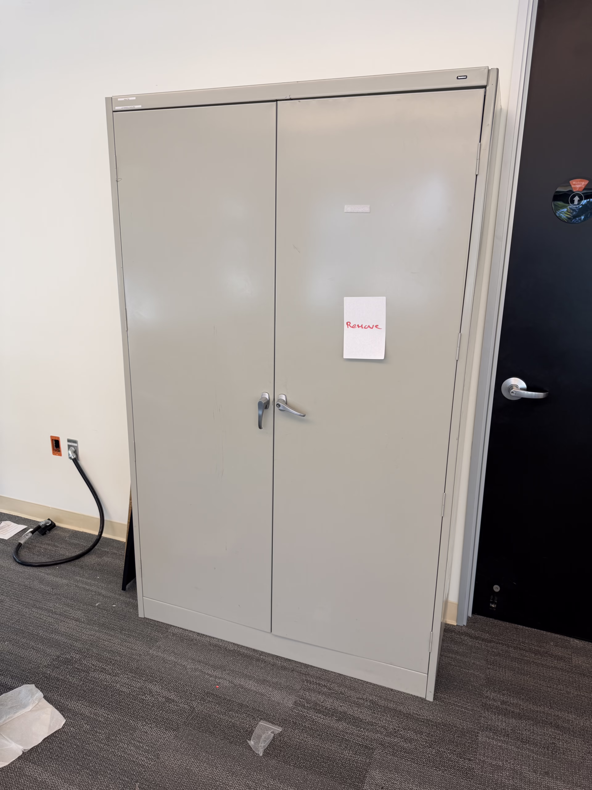 48"W storage cabinet 72" H