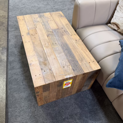 reclaimed wood coffee table