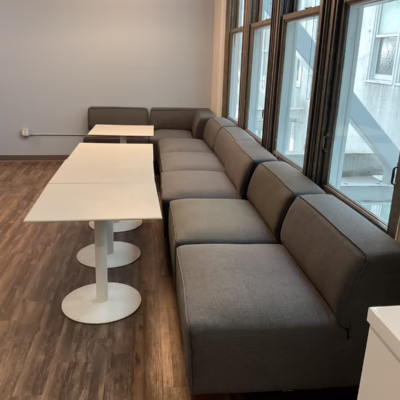 dark grey modular sofa pieces