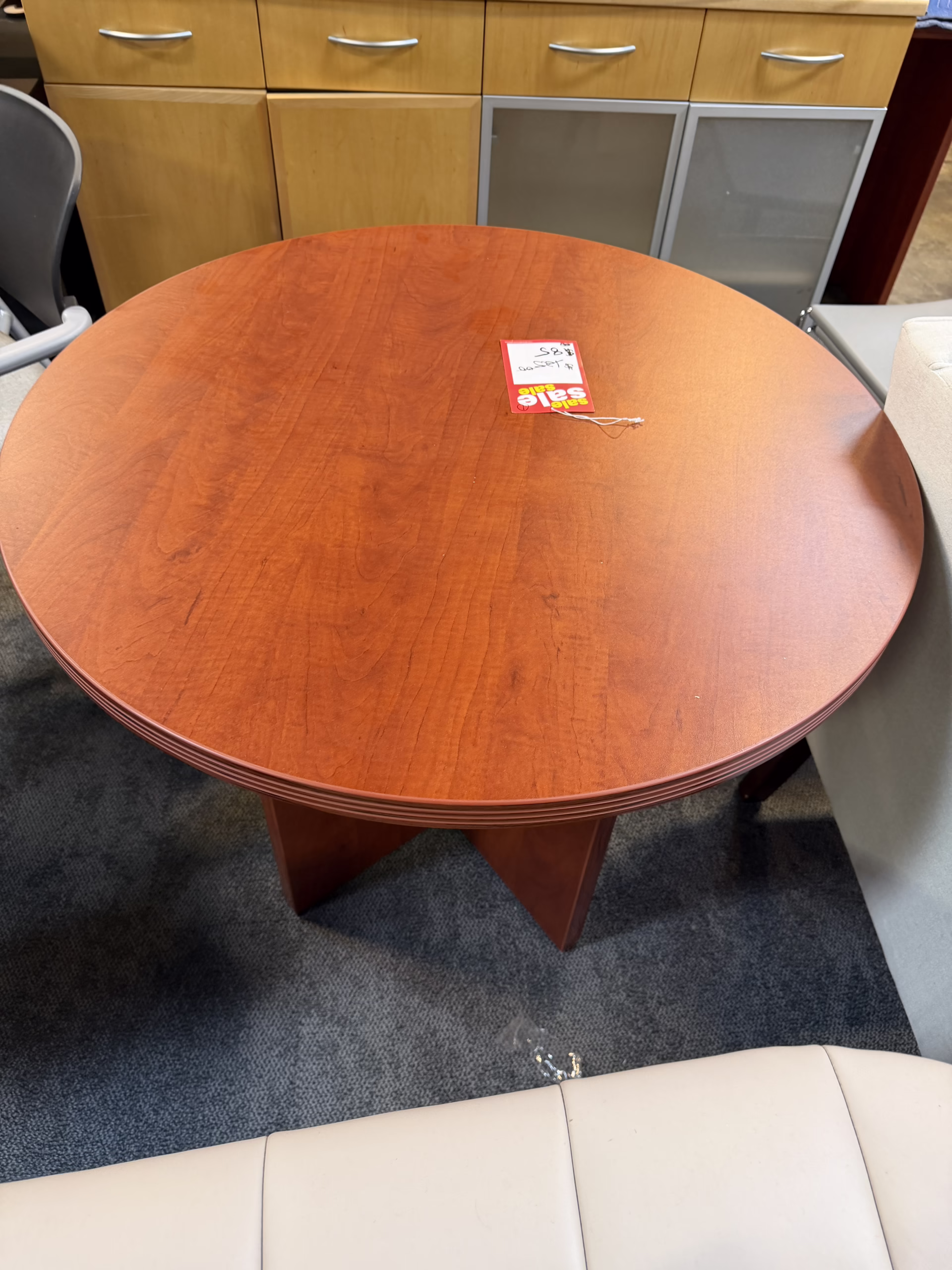 36" round table - cherry